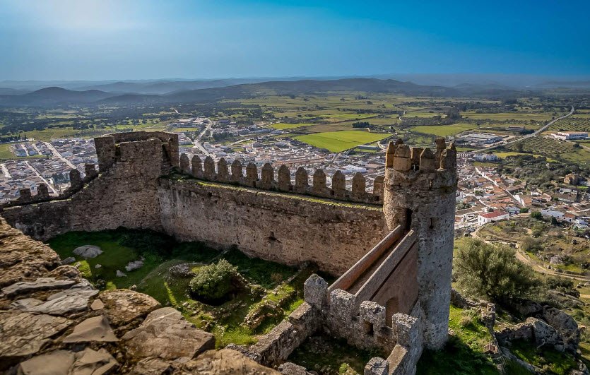 Castillo Burguillos del Cerro, Spain
